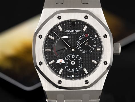 audemars piguet royal oak dual time power reserve|ap royal oak dual time.